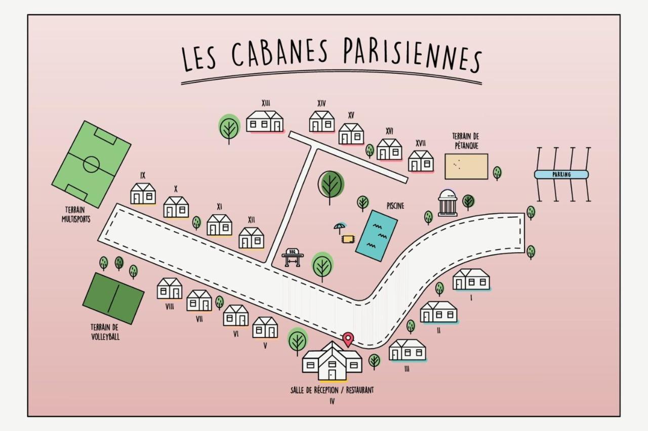 Les Cabanes Parisiennes - Chalets 1H30 From Paris - 62P แซนต์-เชอเนอวีแยร์-เดส์-บัวส์ ภายนอก รูปภาพ
